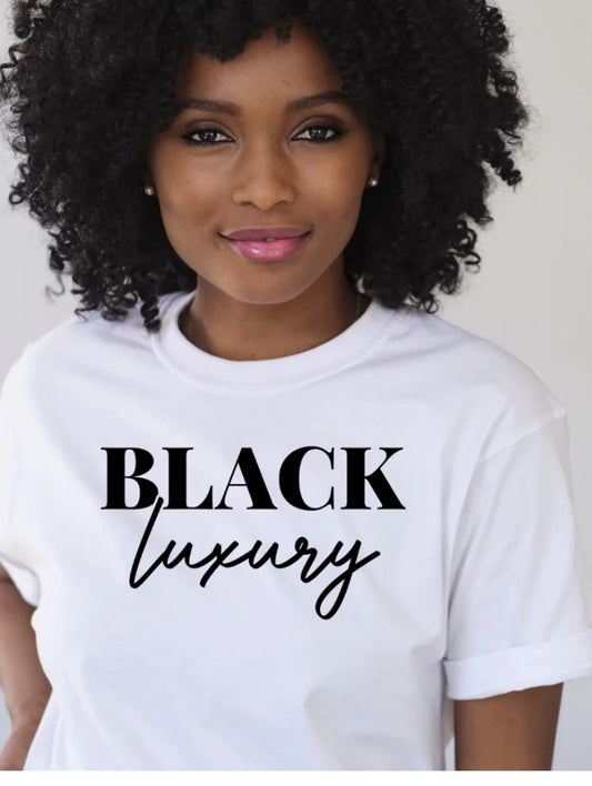 Black Luxury Tee