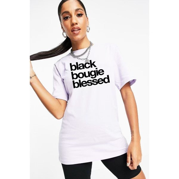 Black Bougie Blessed Tee