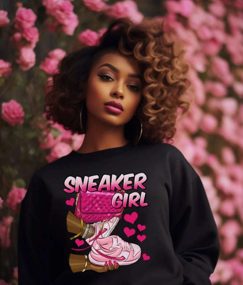 Sneaker Girl Sweatshirt